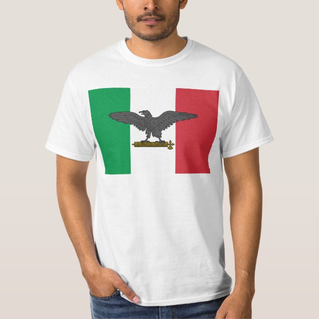 T-shirt Rsi, drapeau de l'Italie (Devant)