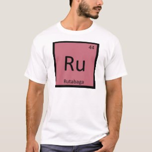 T-shirt Ru - Rutabaga Chimie végétale Tableau périodique