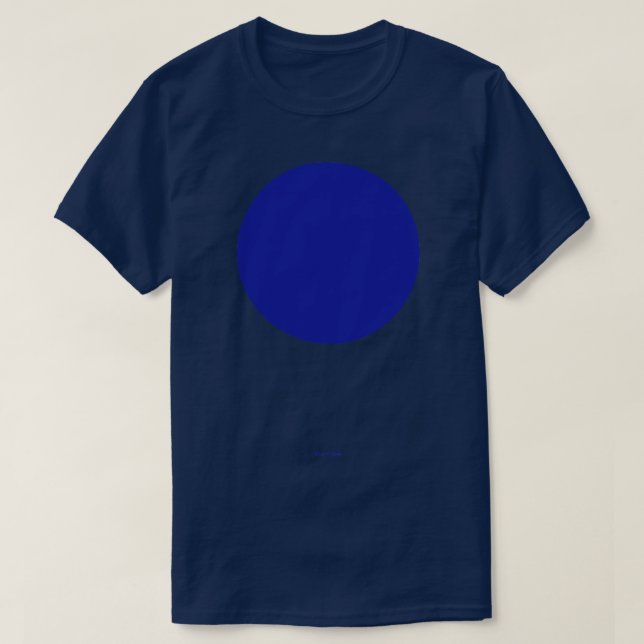 T-shirt Ruban bleu Crayola circulaire (Design devant)
