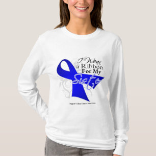 T-shirt Ruban bleu de soeur - cancer du colon