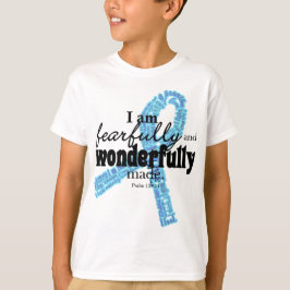 T-shirt Ruban bleu de soutien