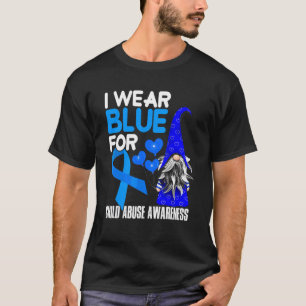 T-shirt Ruban Bleu Pour La Prévention De La Maltraitance D