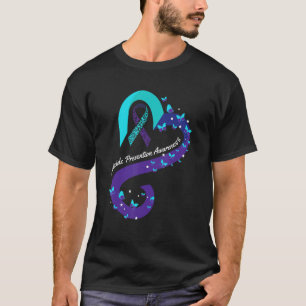T-shirt Ruban Carburant Papillon Suicide Sensibilisation M