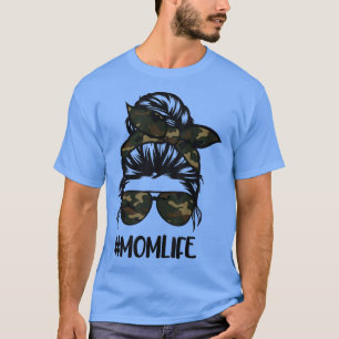 T-shirt Ruban de camouflage pour maman, correspondance de