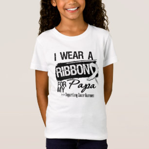 T-Shirt Ruban de cancer de poumon de papa
