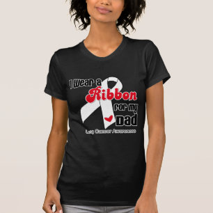 T-shirt Ruban de cancer de poumon (papa)