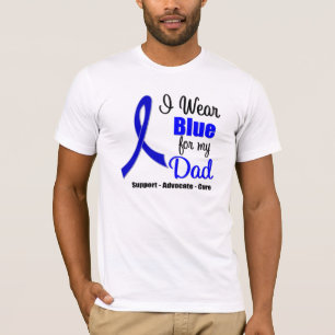 T-shirt Ruban de cancer du colon pour mon papa