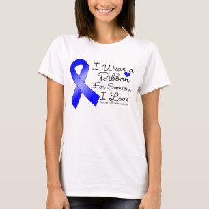 T-shirt Ruban de cancer du rectum quelqu'un amour d'I