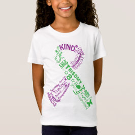 T-Shirt Ruban de conscience de la trisomie 8