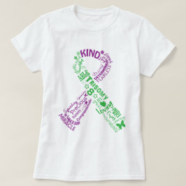 T-shirt Ruban de conscience de la trisomie 8