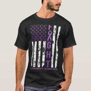 T-shirt Ruban de drapeau américain pour la journée du mois