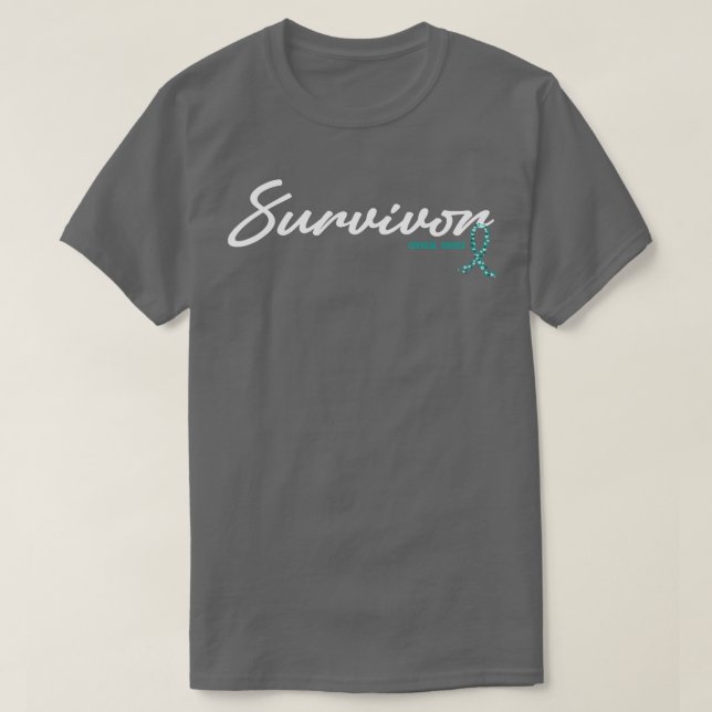 T-shirt Ruban de la Parties scintillant des survivants de  (Design devant)