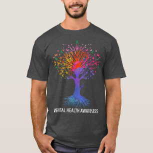 T-shirt Ruban de l'arbre - Graphique de la sensibilisation