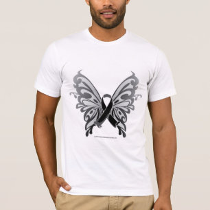 T-shirt Ruban de papillon de cancer de la peau