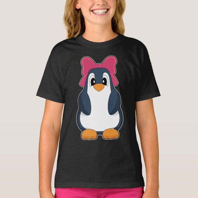 T-shirt Ruban de pingouin (Devant)
