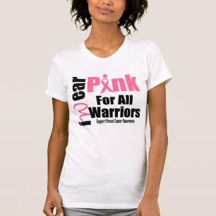 T-shirt Ruban de rose de soutien de cancer du sein tous