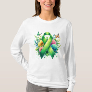 T-shirt Ruban de sensibilisation à la maladie de Lyme