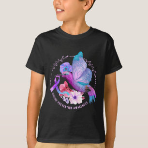 T-shirt Ruban de sensibilisation à la prévention du suicid