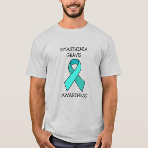T-shirt Ruban de sensibilisation à Myasthenia Gravis 