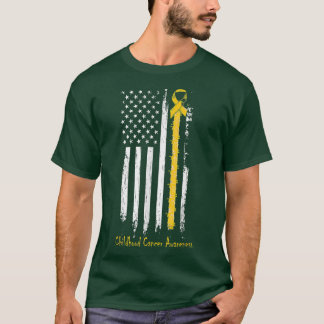 T-shirt Ruban de sensibilisation au cancer chez les enfant