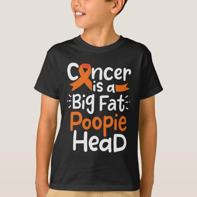 T-shirt Ruban de sensibilisation au cancer du sang Leukémi (Devant)
