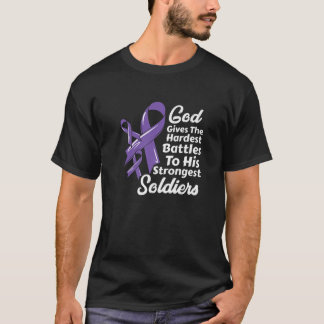 T-shirt Ruban de sensibilisation au lymphome de Hodgkin Fo