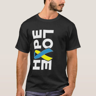 T-shirt Ruban de sensibilisation au syndrome de Down - ESP