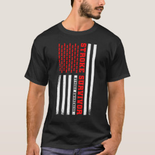 T-shirt Ruban de sensibilisation aux accidents vasculaires