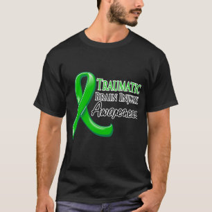 T-shirt Ruban de sensibilisation aux lésions cérébrales tr