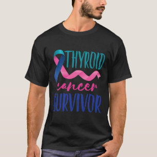 T-shirt Ruban de sensibilisation des survivants du cancer