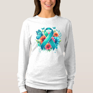 T-shirt Ruban de sensibilisation Turquoise Myasthenia Grav