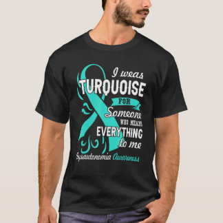 T-shirt Ruban de sensibilisation Turquoise pour les patien