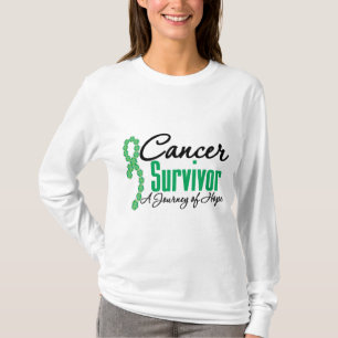 T-shirt Ruban de voyage de conscience de survivant de