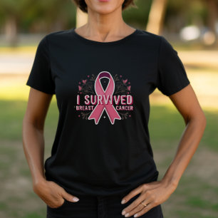 T-shirt Ruban du survivant du cancer du sein