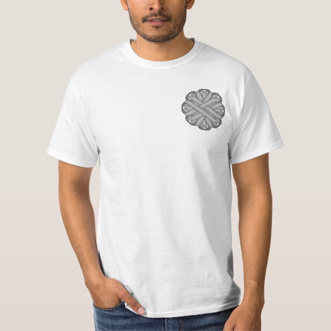 T-shirt Ruban gris/gris (Devant)