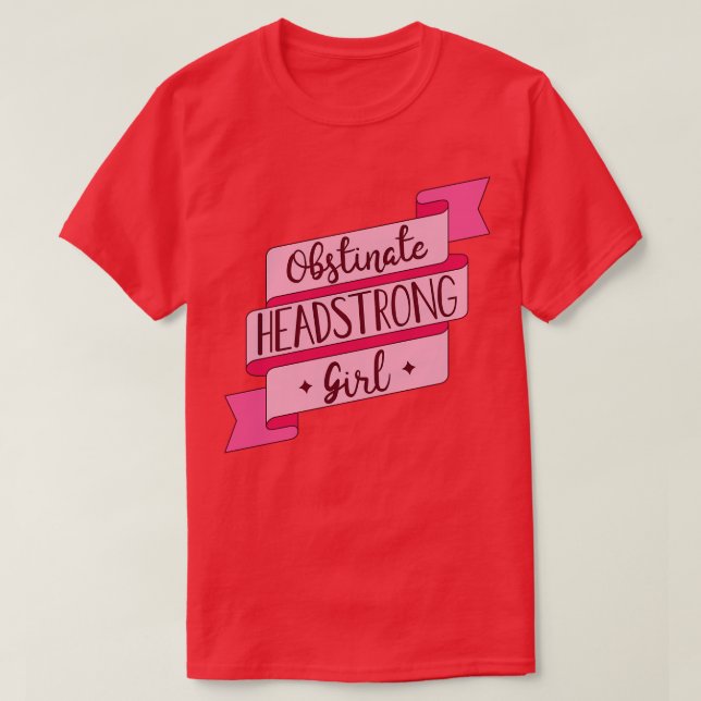 T-shirt Ruban II de la citation de fierté et de préjudice (Design devant)