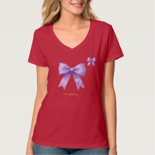 T-shirt Ruban Médical en Soie de Lavande
