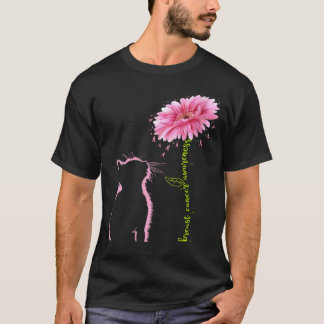 T-shirt Ruban nk de sensibilisation au cancer du sein fémi