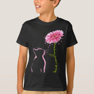 T-shirt Ruban nk de sensibilisation au cancer du sein fémi