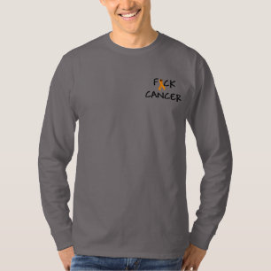 T-shirt Ruban orange de conscience de Cancer de F*ck