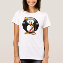 Ruban Penguin de sensibilisation rouge et jaune