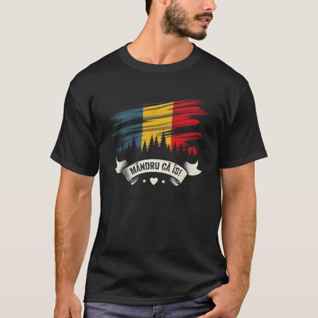 T-shirt Ruban roman de Mandru ca-s (Devant)