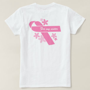 T-shirt Ruban rose personnalisable