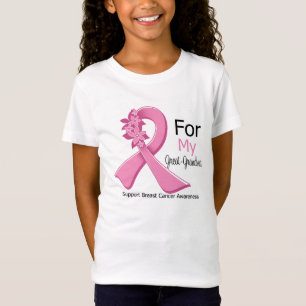 T-Shirt Ruban rose pour ma grand-mère - Cancer du sein