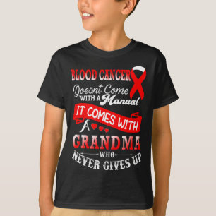 T-shirt Ruban rouge de sensibilisation au cancer du sang g