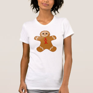 T-shirt Rubans de sensibilisation rouge pour homme en pain