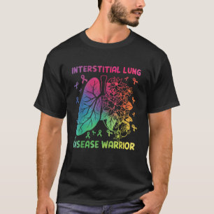 T-shirt Rubans du guerrier de la maladie pulmonaire inters