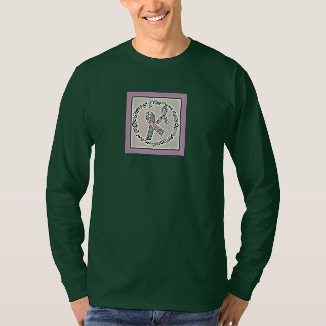 T-shirt Rubans métastatiques de cancer du sein (Devant)