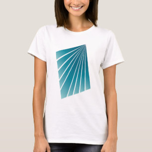 T-shirt Rubans turquoise
