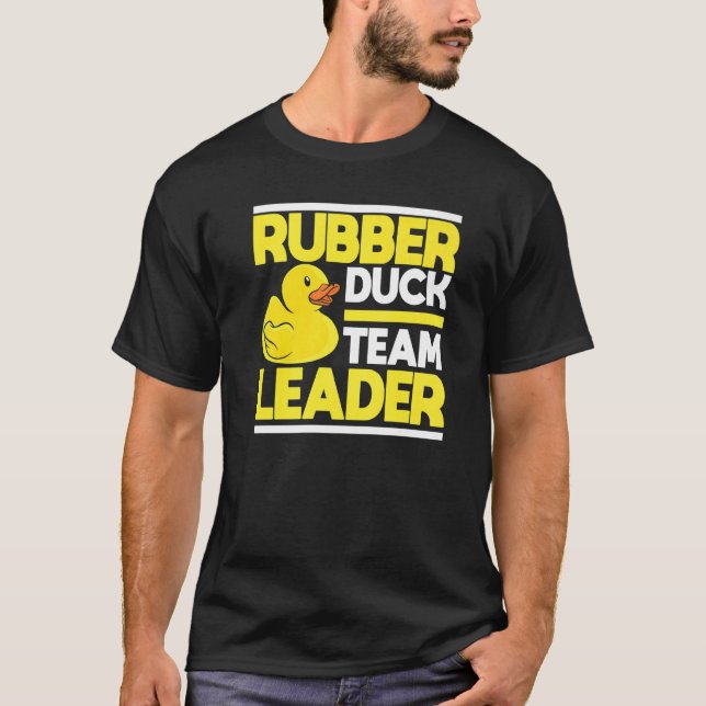 T-shirt Rubber Duck Chef de l'équipe Rubber Duck Premium (Devant)